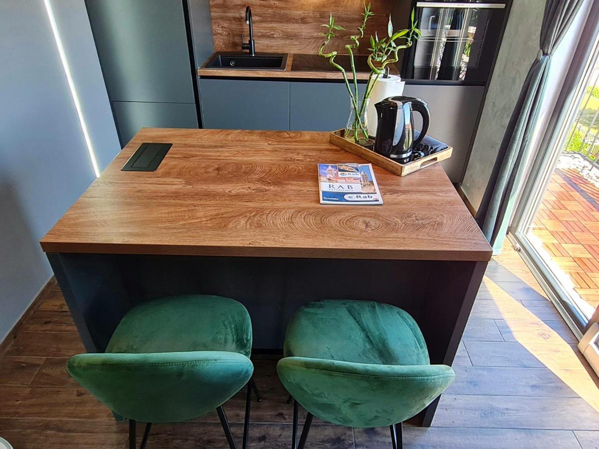 Modern Studio With A Beautiful View Rab Town Exteriör bild