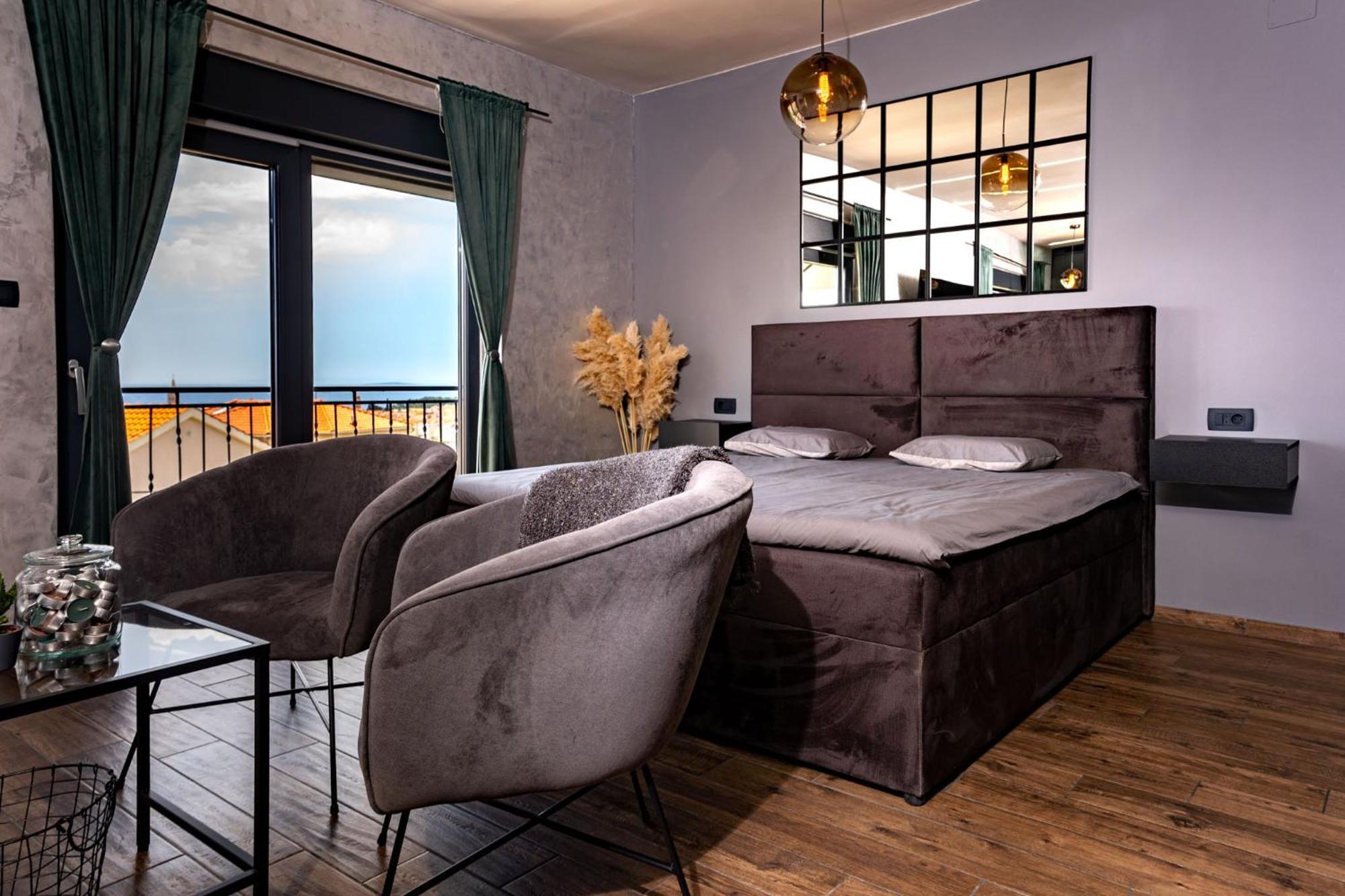 Modern Studio With A Beautiful View Rab Town Exteriör bild